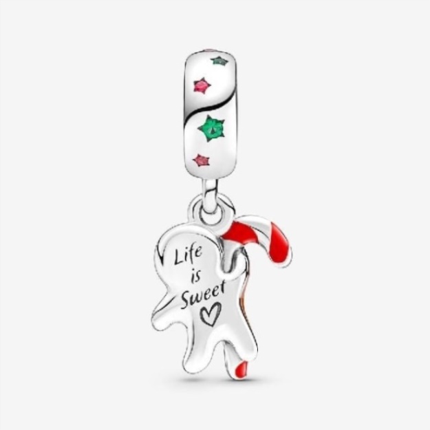 Gingerbread Man Dangle Charm Pandora CA