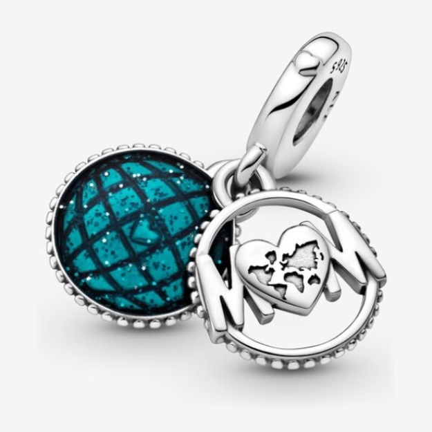 Glitter Globe Mom Dangle Charm-Final Sale Pandora