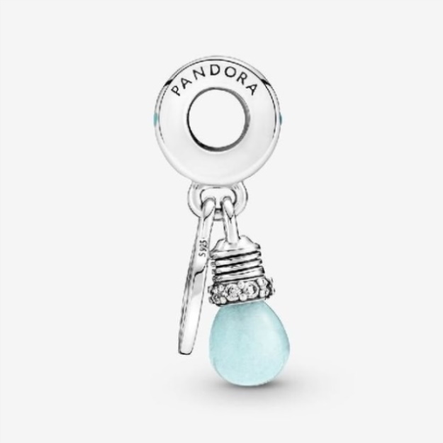 Glow-in-the-Dark Lightbulb Double Dangle Charms Pandora