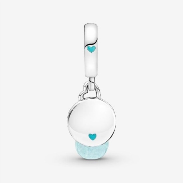 Glow-in-the-Dark Lightbulb Double Dangle Charms Pandora