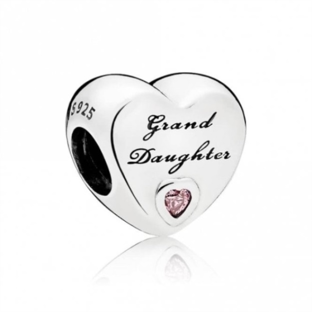 Granddaughter Heart Charms Pandora