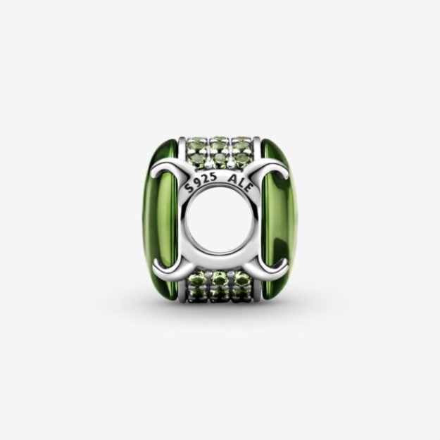 Green Oval Cabochon Charm-Final Sale Pandora