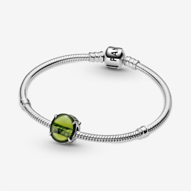 Green Oval Cabochon Charm-Final Sale Pandora