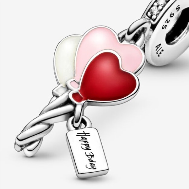 Happy Bday Balloon Dangle Charm Pandora