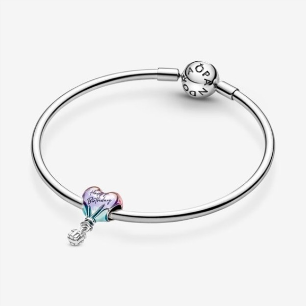Happy Birthday Hot Air Balloon Charm Pandora