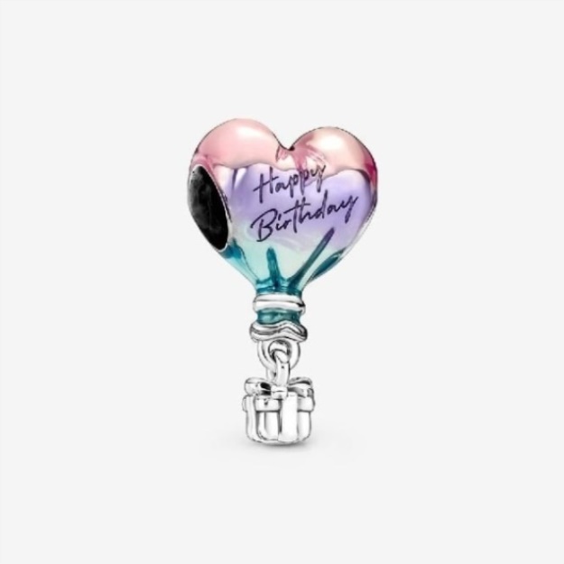 Happy Birthday Hot Air Balloon Charms Pandora