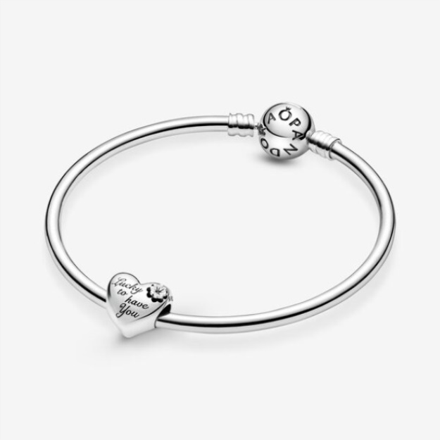 Heart Clover Charm Pandora