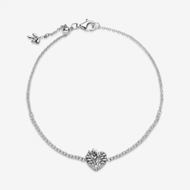 Heart Family Tree Chain Bracelet Pandora