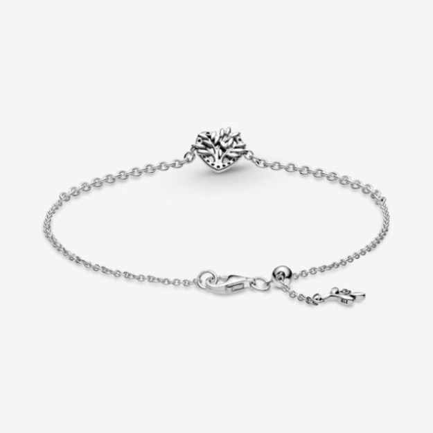 Heart Family Tree Chain Bracelet Pandora
