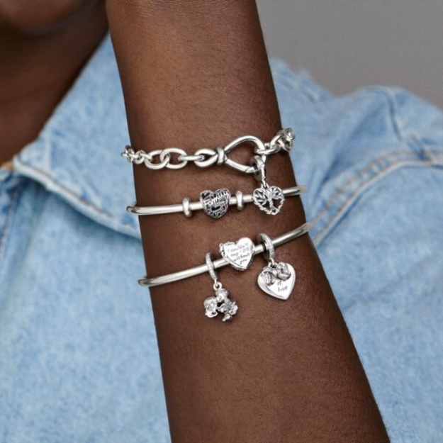 Heart Family Tree Dangle Charm Pandora