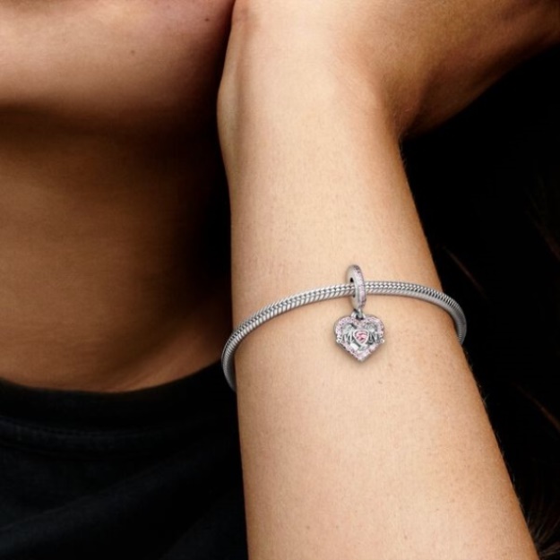 Heart Mom Dangle Charm Pandora