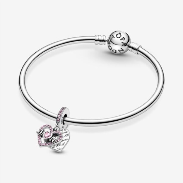 Heart Mom Dangle Charm Pandora