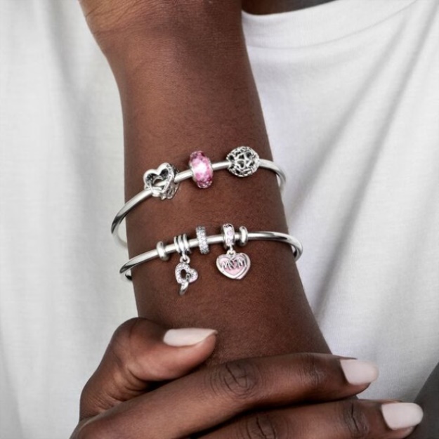Hearts All Over Charm Pandora Sterling Silver