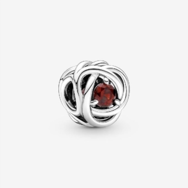 January Birthstone Eternity Circle Charms Pandora