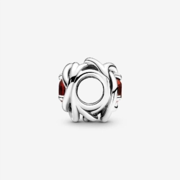 January Birthstone Eternity Circle Charms Pandora