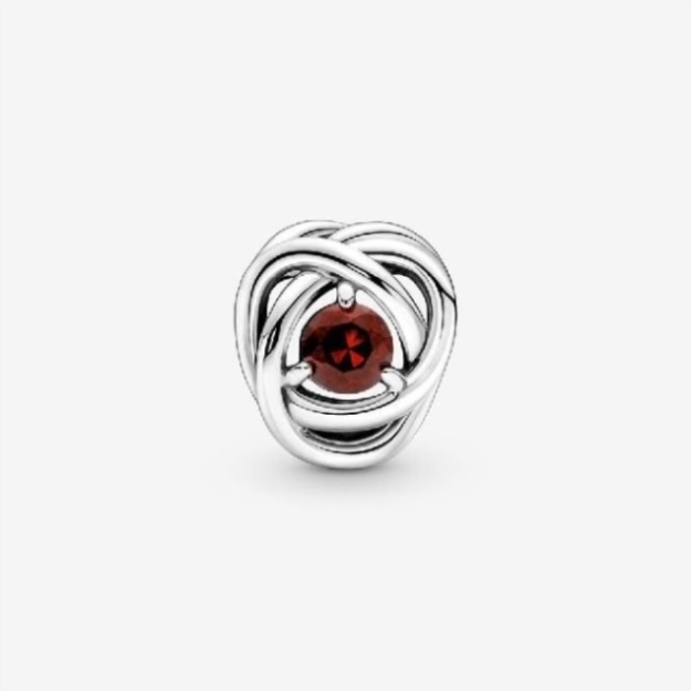 January Birthstone Eternity Circle Charms Pandora