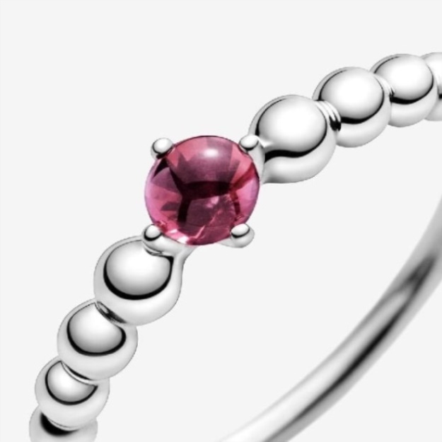 July Birthstone Beaded Ring Pandora