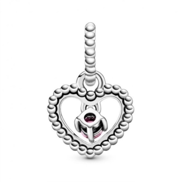 July Birthstone Heart Charms Pandora