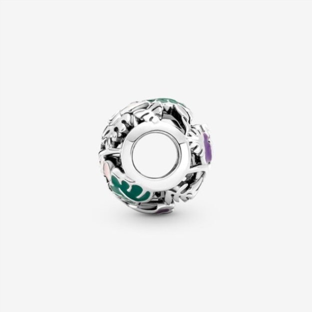 Jungle Creatures Leaves Charm Pandora