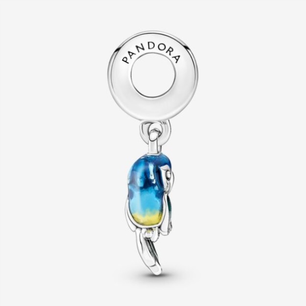 Jungle Paradise Parrot Dangle Charm Pandora