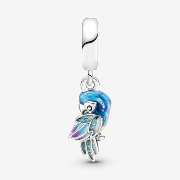 Jungle Paradise Parrot Dangle Charm Pandora