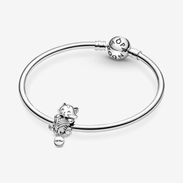 Kitten Yarn Ball Charm Pandora