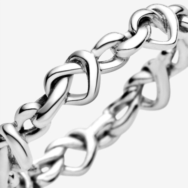 Knotted Hearts Ring Pandora