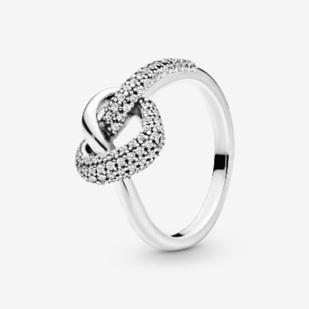 Knotted Pandora Heart Ring