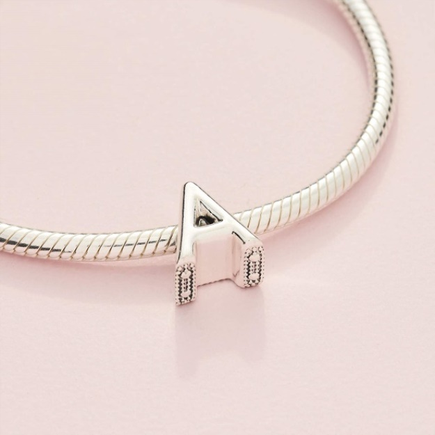 Letter 925 Sterling Silver Charm PANDORA