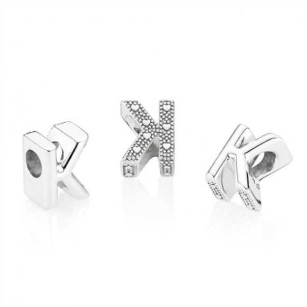 Letter K Charms Pandora