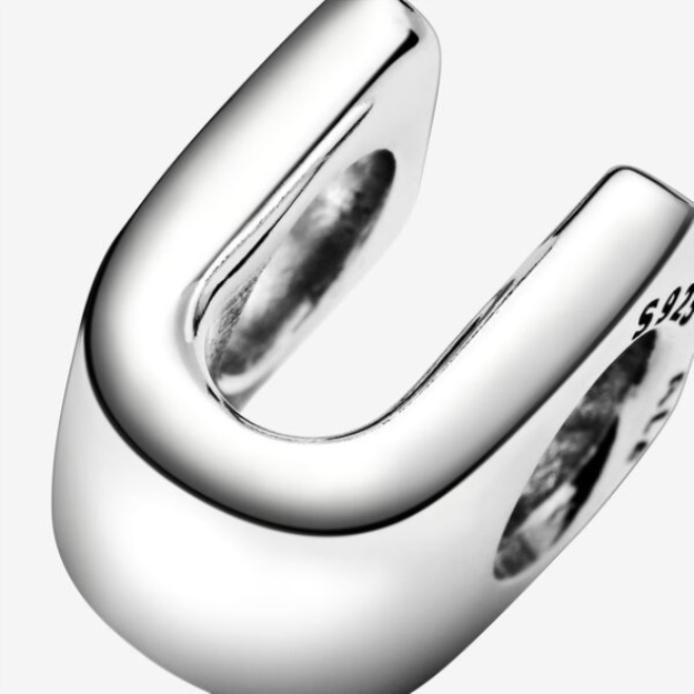 Letter U Alphabet Charm Pandora