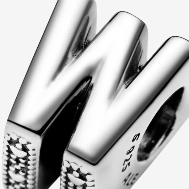 Letter W Alphabet Charm Pandora