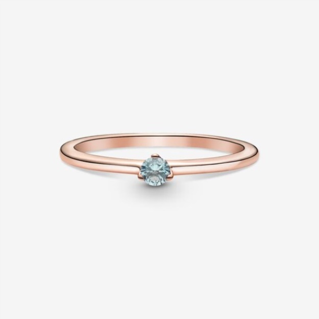 Light Blue Solitaire Ring Pandora