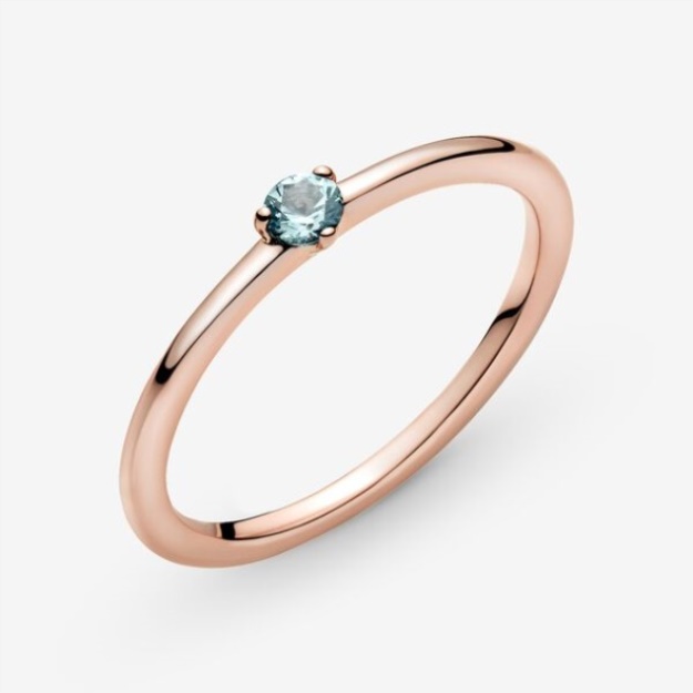 Light Blue Solitaire Ring Pandora