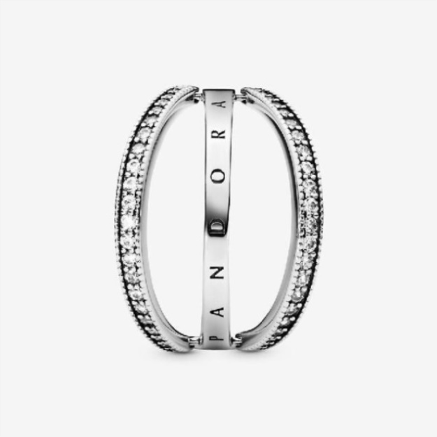 Logo  Hearts Pandora Ring