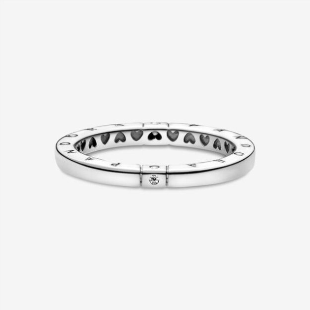 Logo Hearts Ring Pandora Sterling Silver