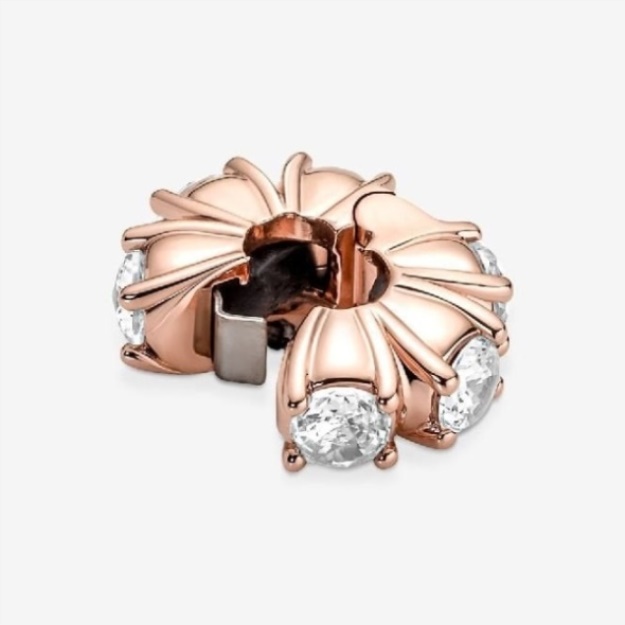 Long Pronged Sparkling Clip Charms Pandora