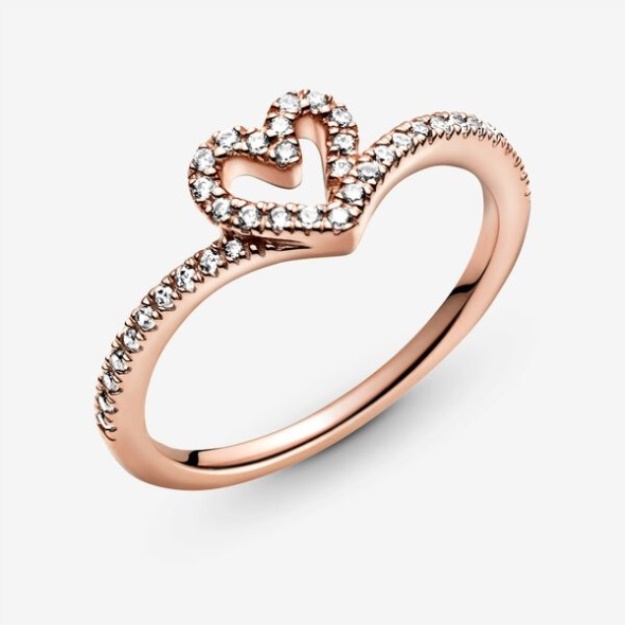 Lots Of Love And Sparkle Stacking Ring Set Pandora