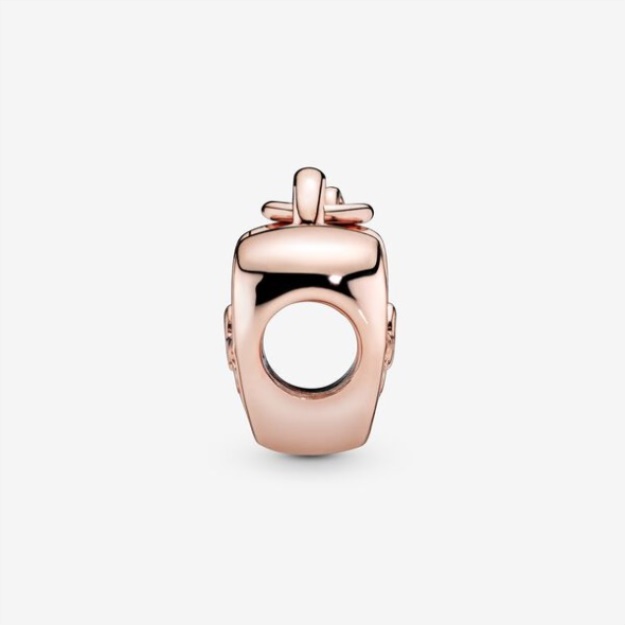 Love You Heart Padlock Charm Pandora Rose Gold Plated