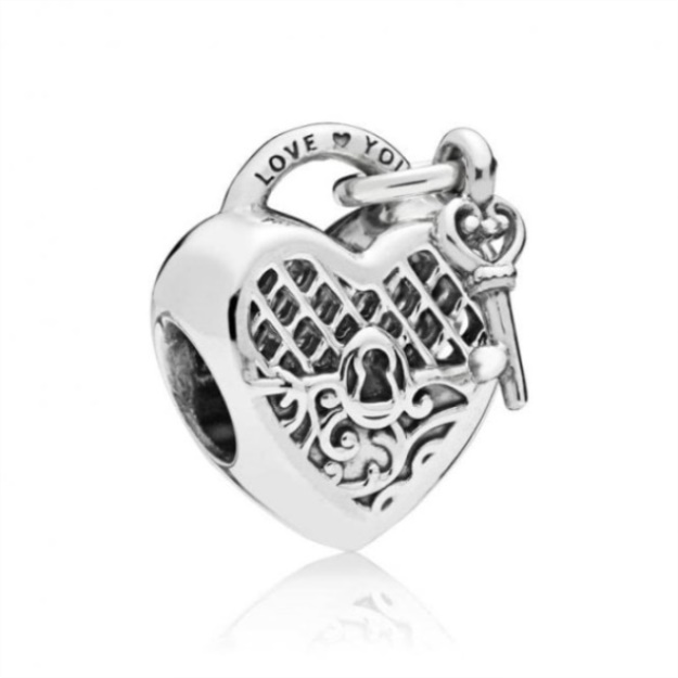 Love You Lock Charms Pandora