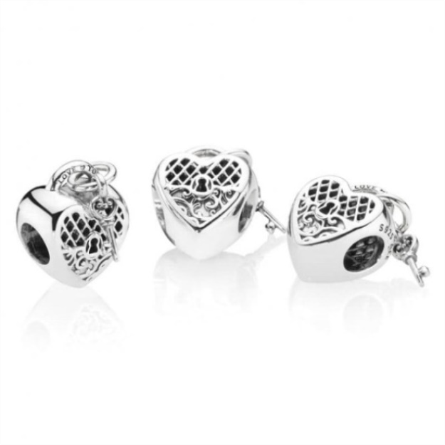 Love You Lock Charms Pandora