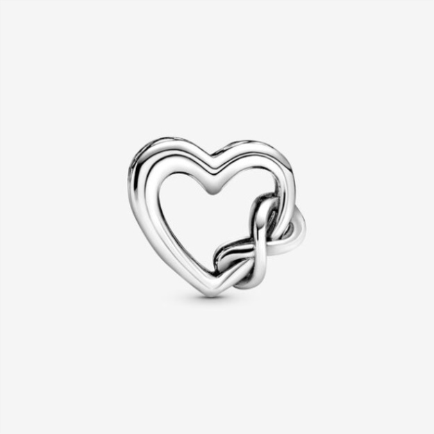 Love You Mum Infinity Heart Charm Pandora Sterling Silver