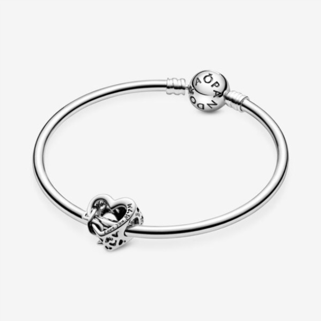 Love You Mum Infinity Heart Charm Pandora Sterling Silver