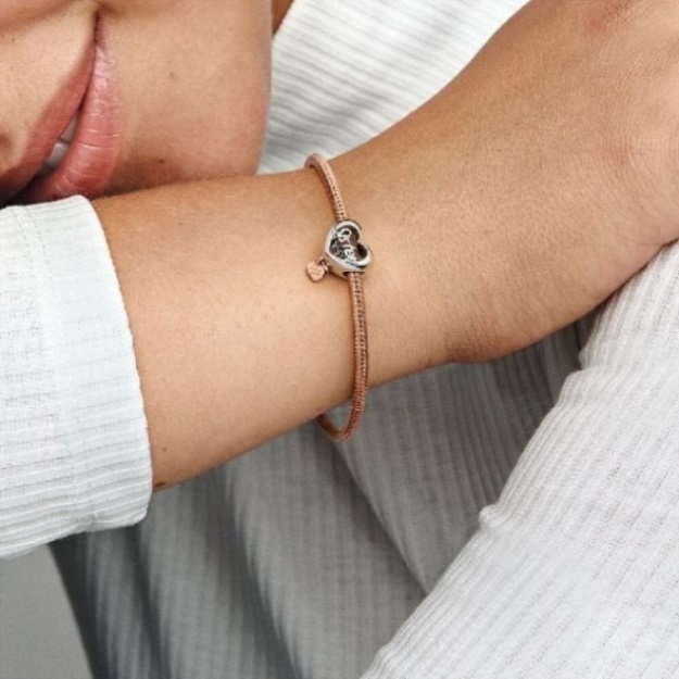 Love You Sister Heart Charms Pandora