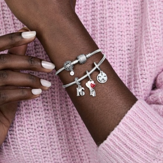 Lucky Four-Leaf Clover Dangle Charm Pandora