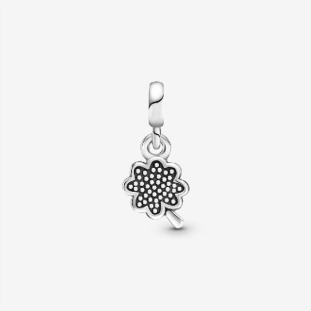 ME My Four-Leaf Clover Silver Dangle Charms Pandora