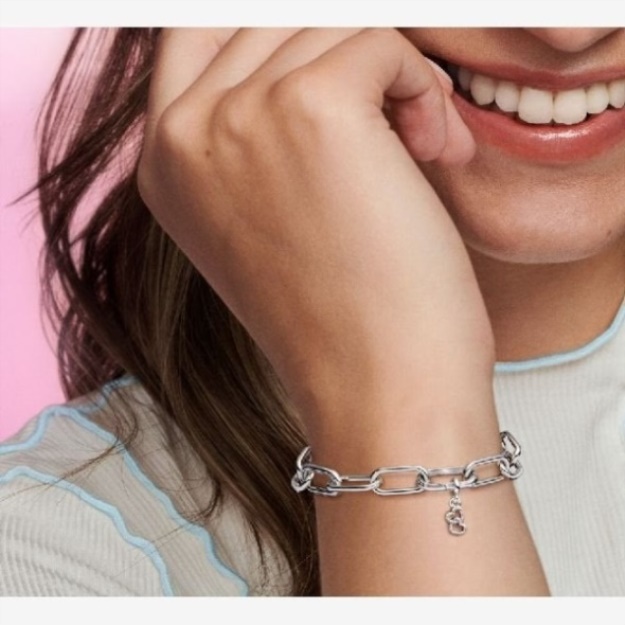 ME My Loves Hanging Hearts Silver Dangle Charms Pandora