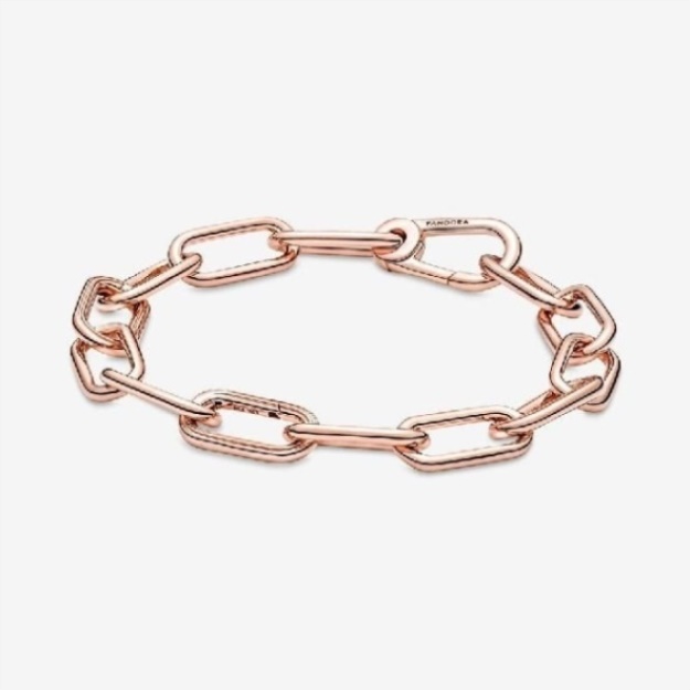 ME Rose Gold Link Chain Pandora Bracelet