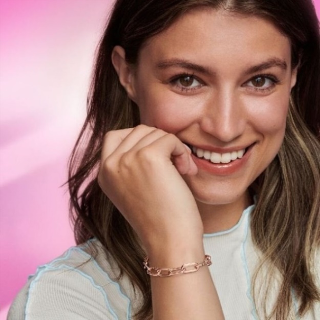 ME Rose Gold Link Chain Pandora Bracelet