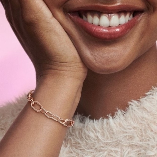ME Rose Gold Small Pandora Link Chain Bracelet